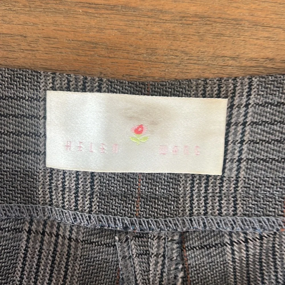Excellent Condition Helen Wang Capri Pants Plaid Size 6 - Picture 6 of 8